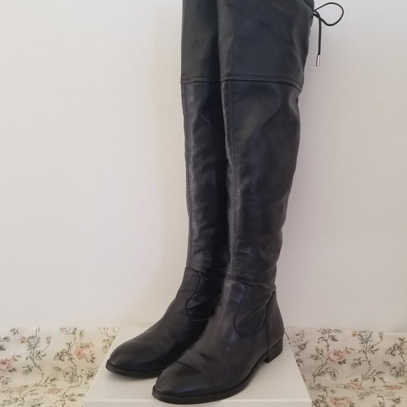 Anna Baiguera Shoes - Anna Baiguera LEATHER Over the Knee Boots